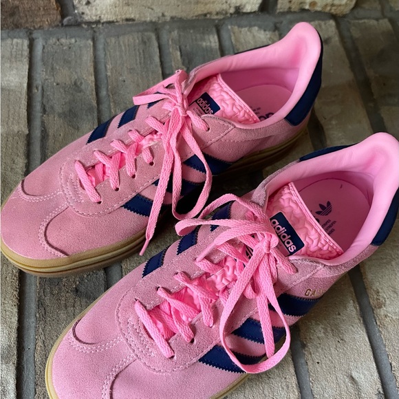 adidas Pink and Navy Athletic Shoes - Picture 4 of 7